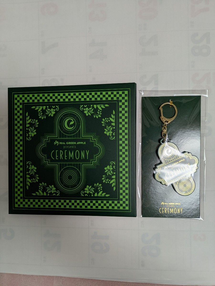 ミセスグリーンアップル セレモニー スカーフ&キーホルダー★未開封品★ Mrs APPLE GREEN セレモニー スカーフ アクリルキーホルダー