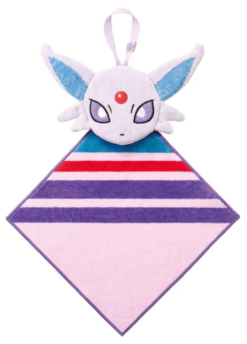 ポケモンコラボ 『エーフィ・ブラッキー 掛けタオル 』『イーブンアクリルチャーム ポケモン ファミマコラボ タオル イン ポーチ エーフィ