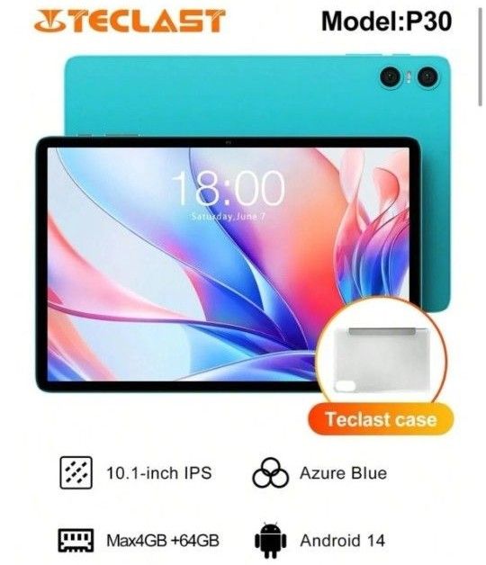 ほぼ新品】実使用なし Android 14 TECLAST P30 10インチタブレット