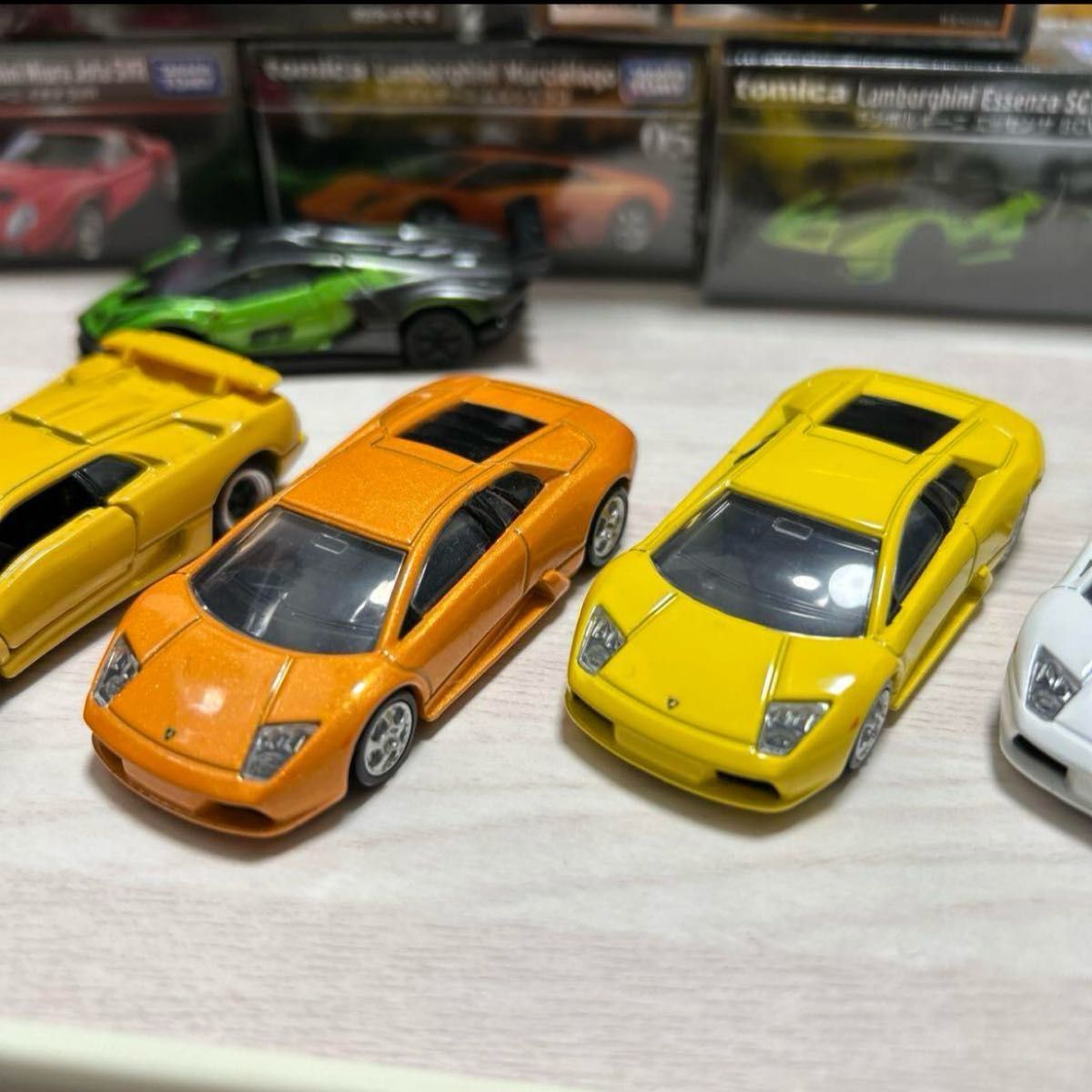 希少トミカプレミアム ランボルギーニその他の8台セット(収納ケース付き) トミカプレミアム ランボルギーニ 8台まとめ売り ルース品 美品