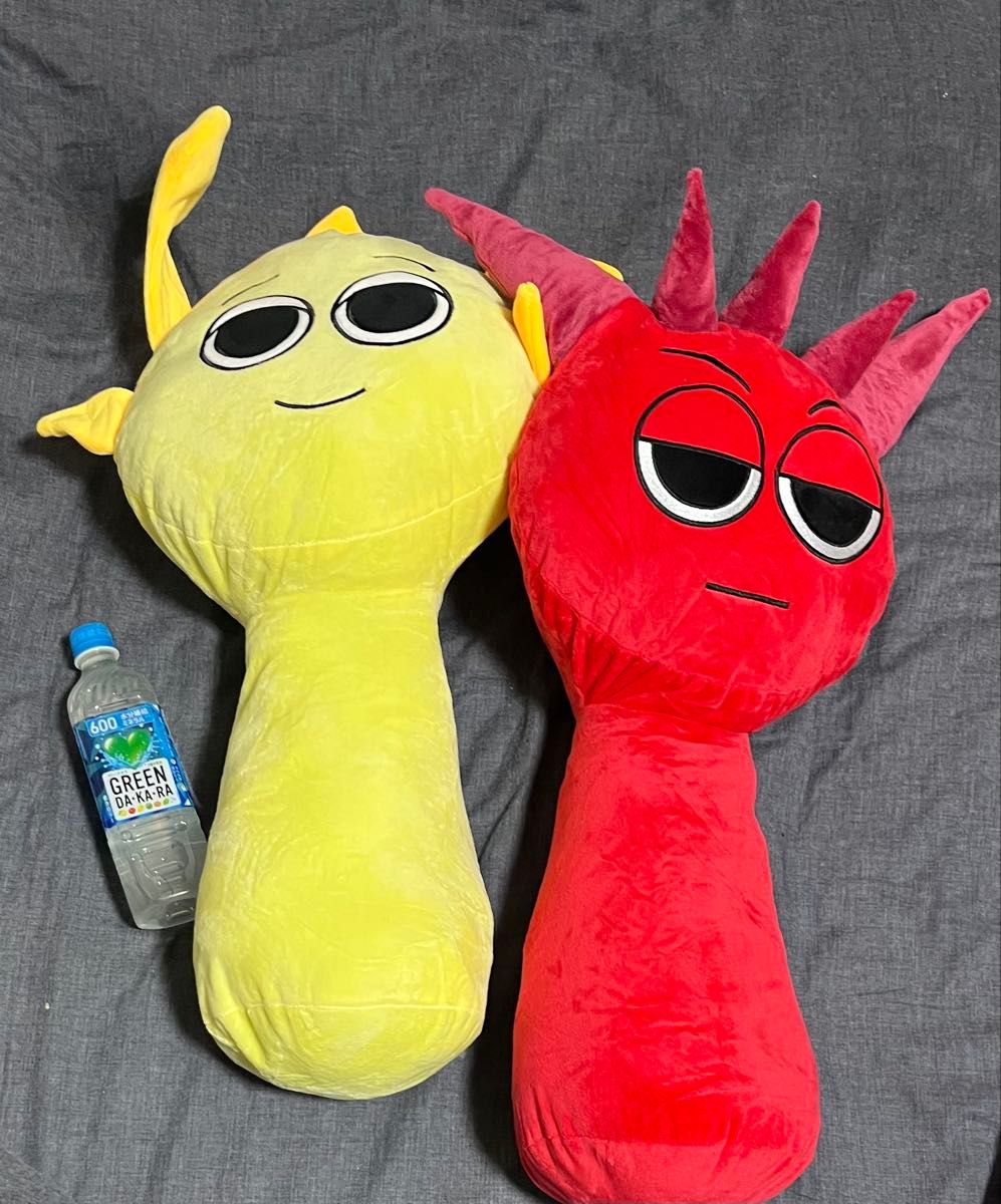 スプランキー BIG ぬいぐるみ 特大 Sprunki スカイ ピンキー 2個 スプランキー BIG ぬいぐるみ 特大 Sprunki 2個|Yahoo!フリマ