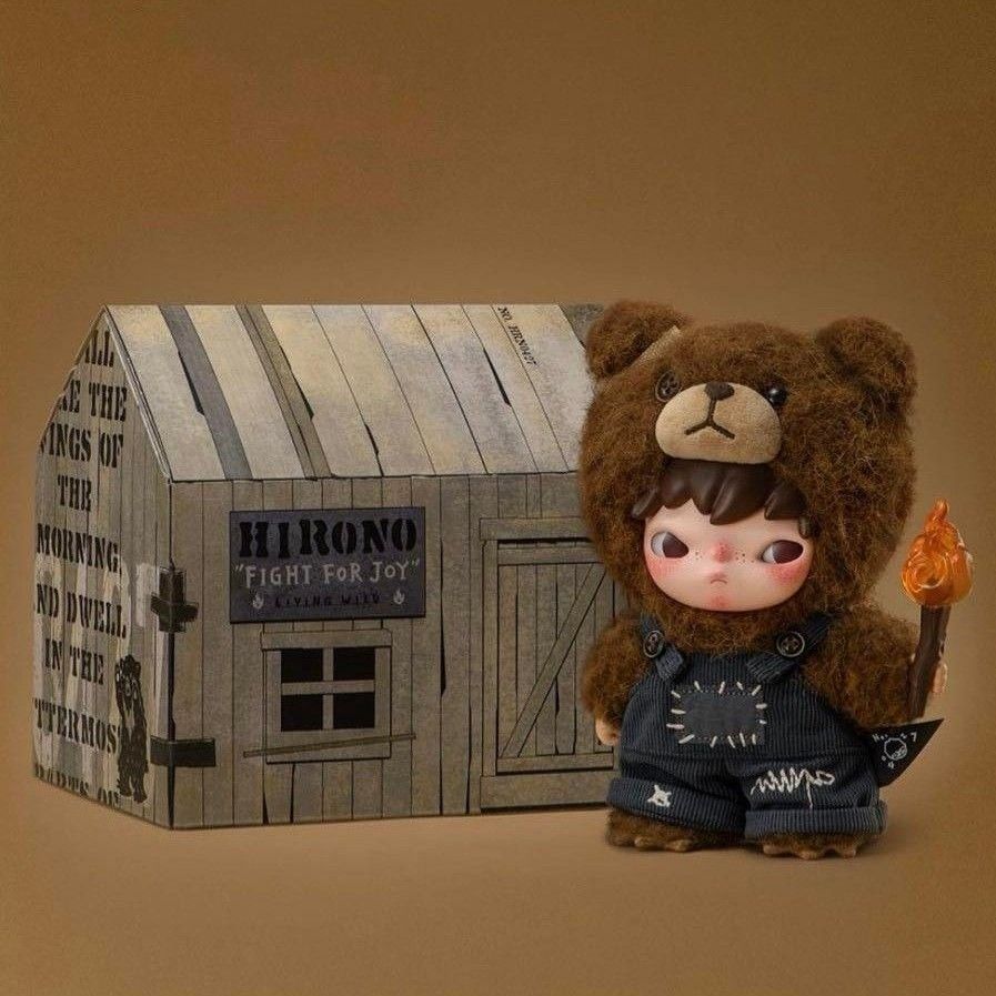 新品 Hirono 未開封 ぬいぐるみ 新発売 POPMART Hirono Living Wild Fight for Joy ぬいぐるみ popmart 新品未