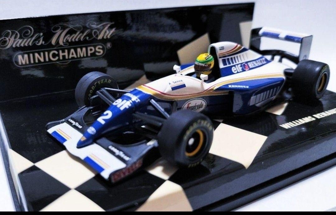 F1 ウィリアムズ FW16 アイルトンセナ ケースは ミニチャンプス 伝説の天才F1ドライバーミニチャンプスアイルトン・セナ