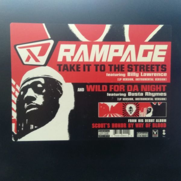 12inchレコード　 RAMPAGE / TAKE IT TO THE STREETS_画像1