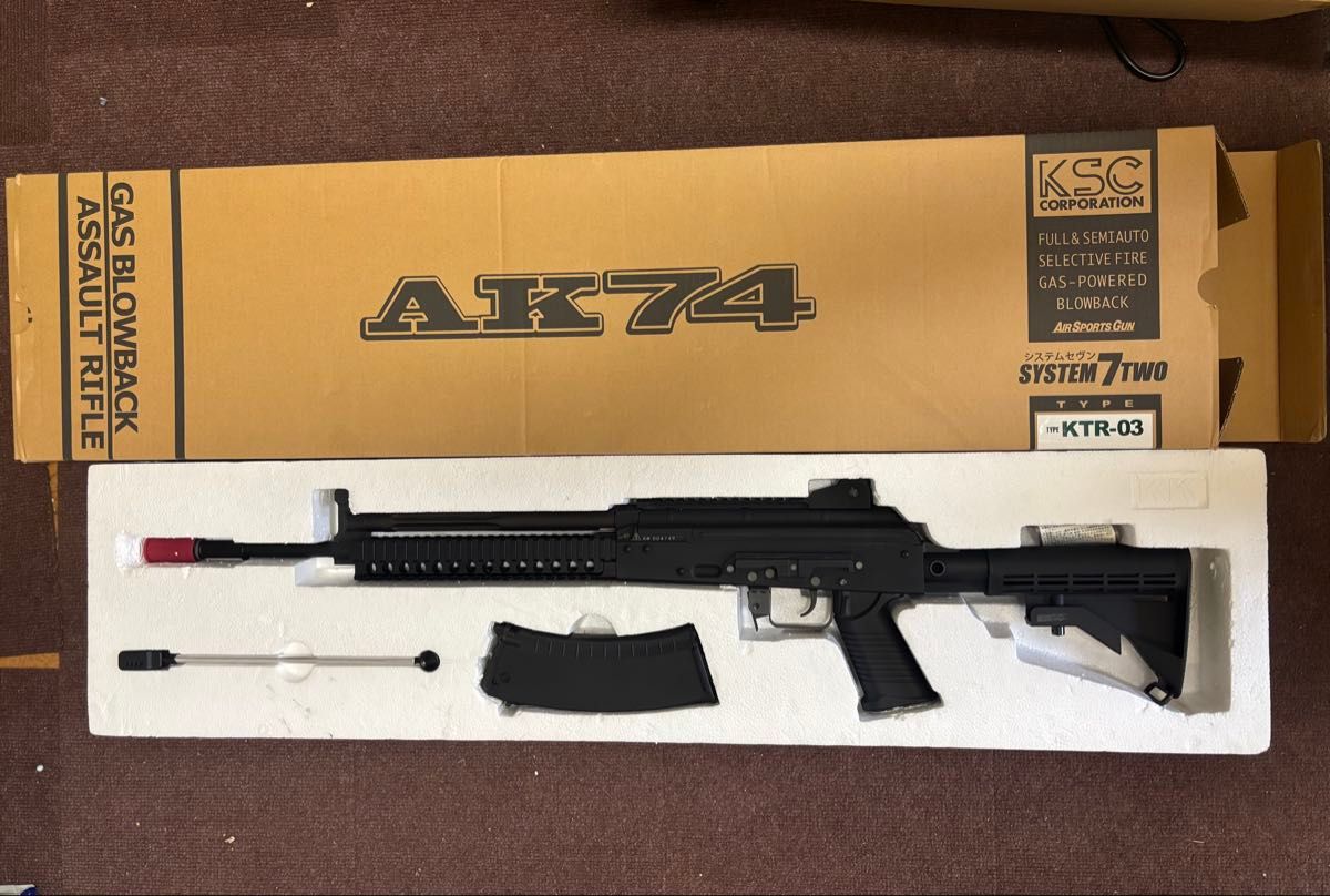 KSC KTR-03 AK47 AK74 SYSTEM7TWO ガスガン KSC KTR-03 AK47 AK74 SYSTEM7TWO ガスガン エアガン 美品