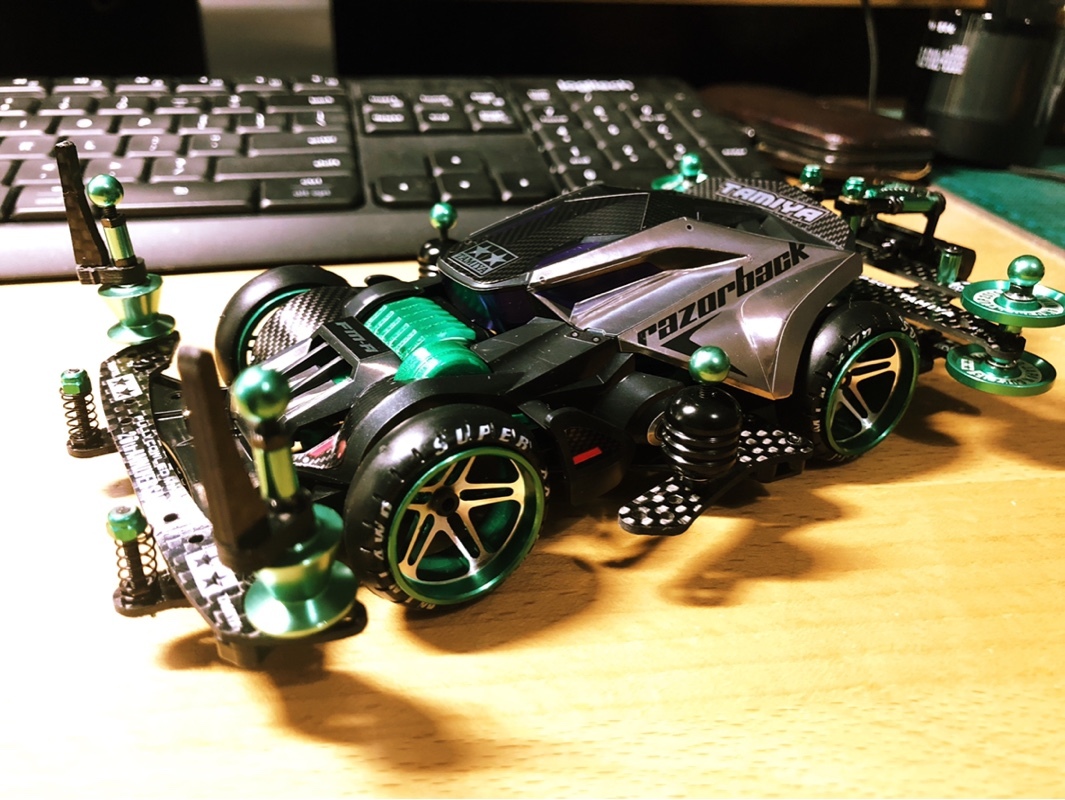 年末のプロモーション TAMIYA ミニ四駆 タンブラー仕様 レイザーバック