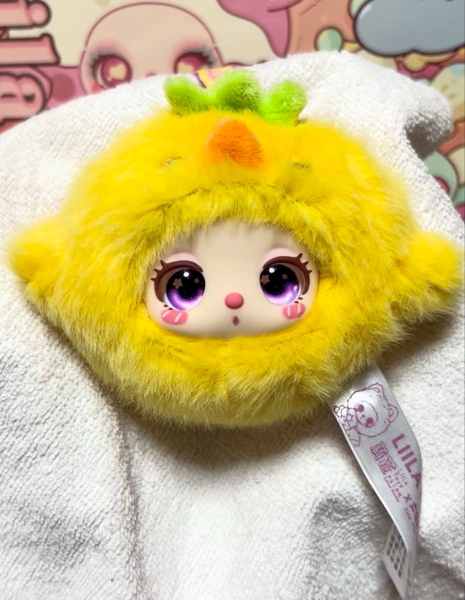 liila's garden tea party リラ ぬいぐるみキーホルダー 動物シリーズ Banana chicken ひよこ