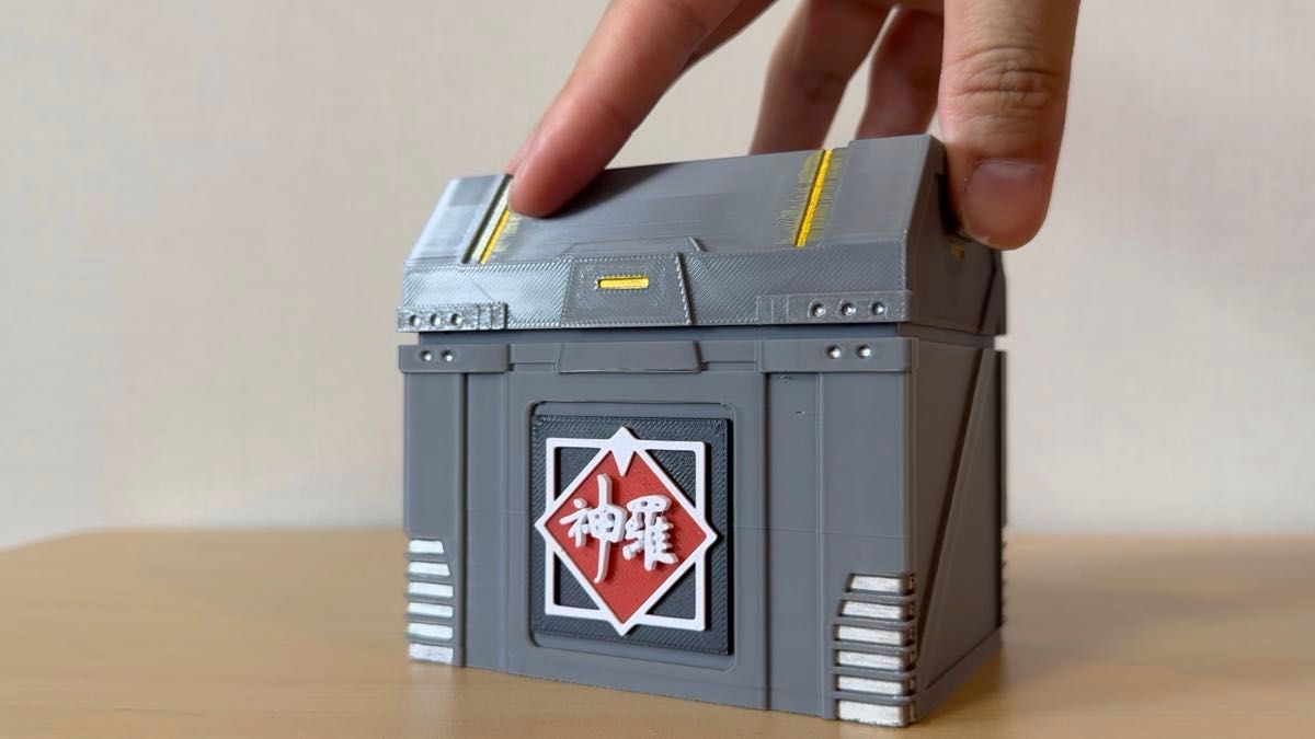 MTG 統率者 デッキケース|チェスト風|塗装済み|3Dプリント品