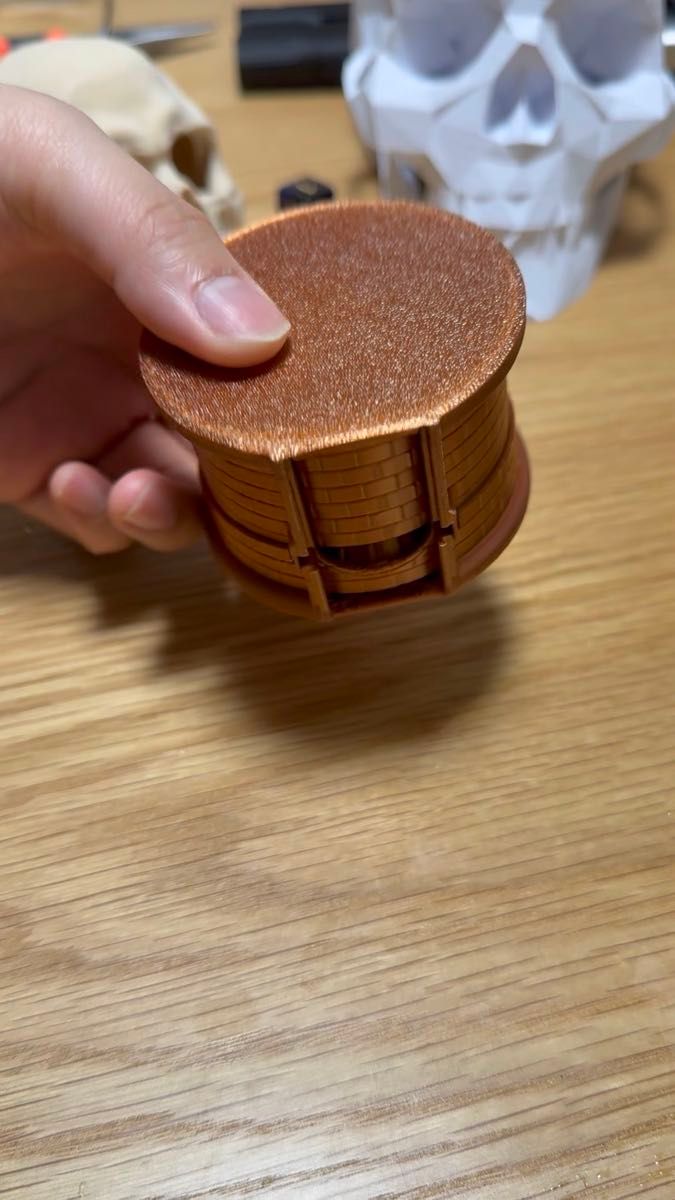超コンパクト収納 ダイスタワー|中世風| TRPG|ボードゲーム|3Dプリント品