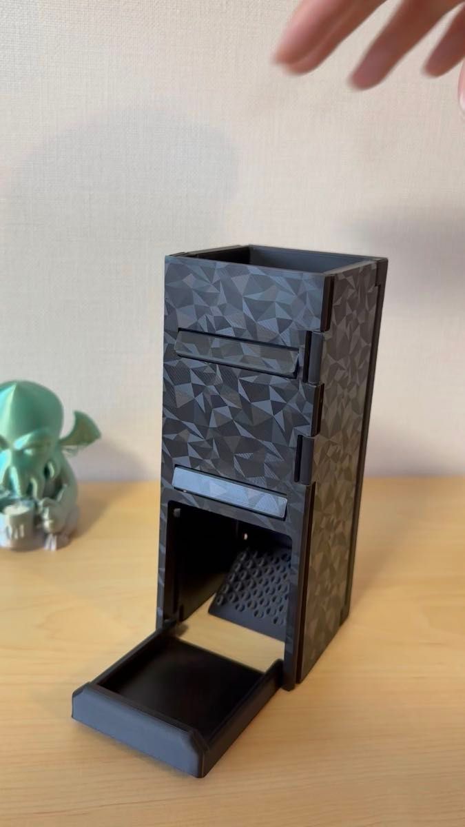 超薄型 ダイスタワー|折りたたみ収納|TRPG|ボードゲーム用|3Dプリント品