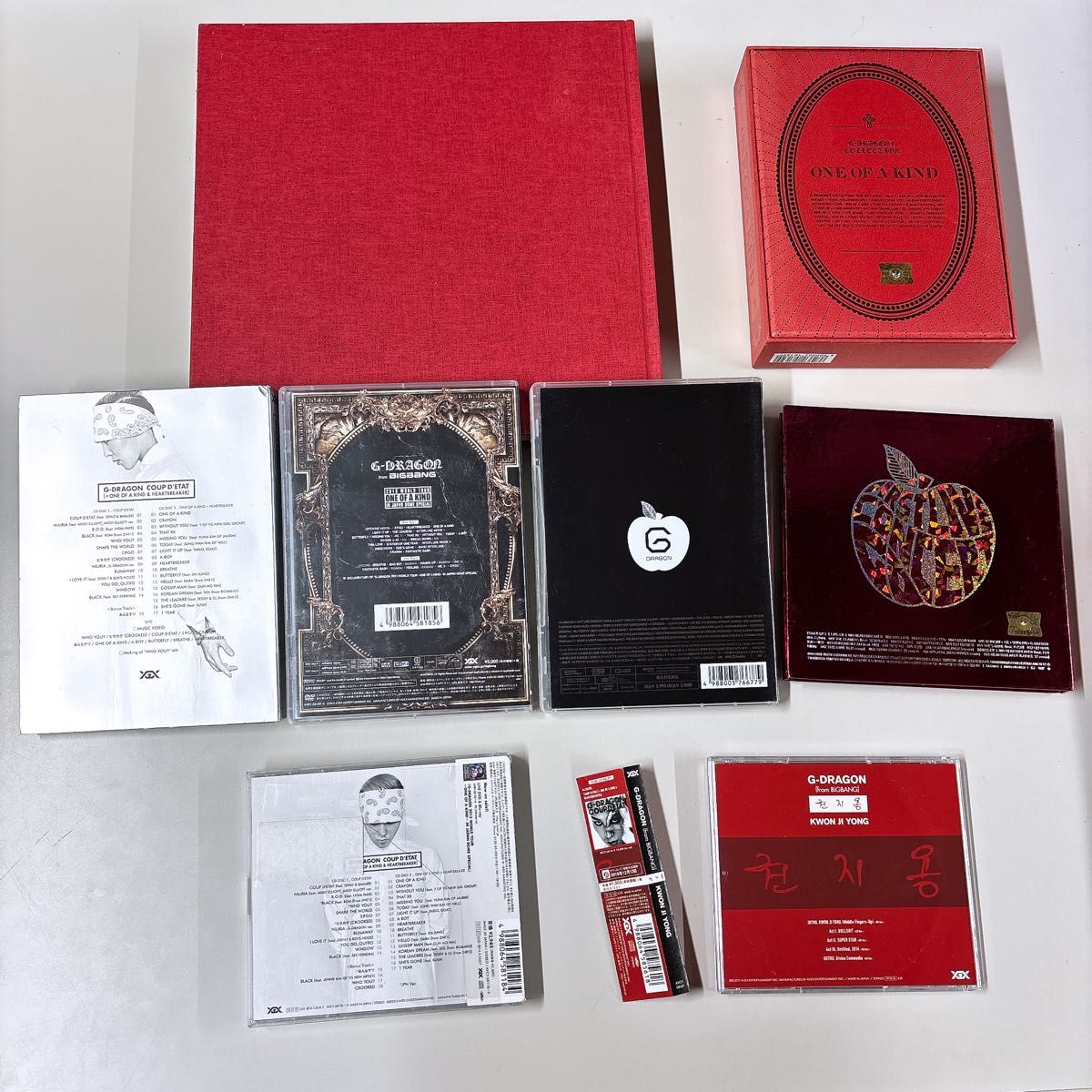 BIGBANG G-DRAGON 8種 ライブ CD DVD セット 初回生産限定盤 BIGBANG G-DRAGON 8種 ライブ CD DVD セット 初回生産限定盤