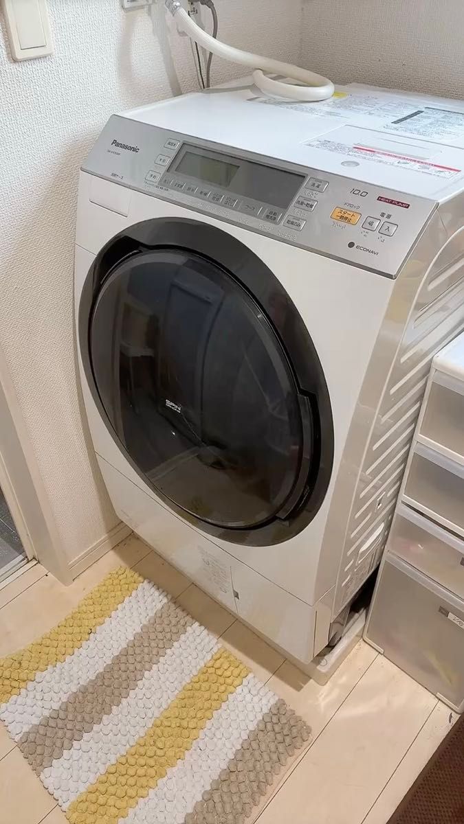 美品 パナソニック ドラム式洗濯乾燥機 右開き ヒートポンプ 昨日まで正常使用中
