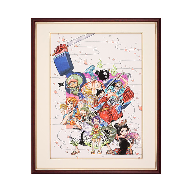 新品未使用品 ワンピース 高級複製原画 ワノ国 91巻カバー 新品未使用品 ワンピース 高級複製原画 ワノ国 91巻カバー