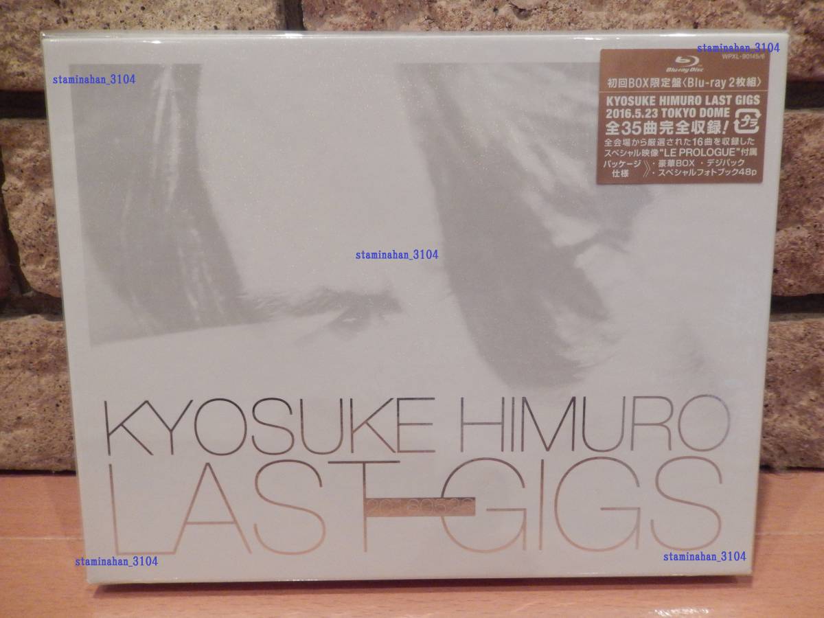 氷室京介☆KYOSUKE HIMURO LAST GIGS 初回BOX限定盤 新品未開封 東京ドーム Blu-ray ブルーレイ_画像1