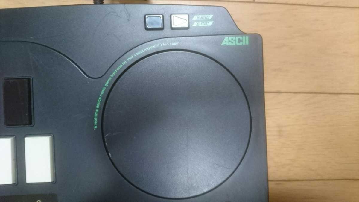 PS2 PS1 PlayStation プレステ プレイステーション ASCII 音楽 ゲーム 音ゲー beatmania ビートマニア 専用 コントローラー 箱 中古 純正_画像6