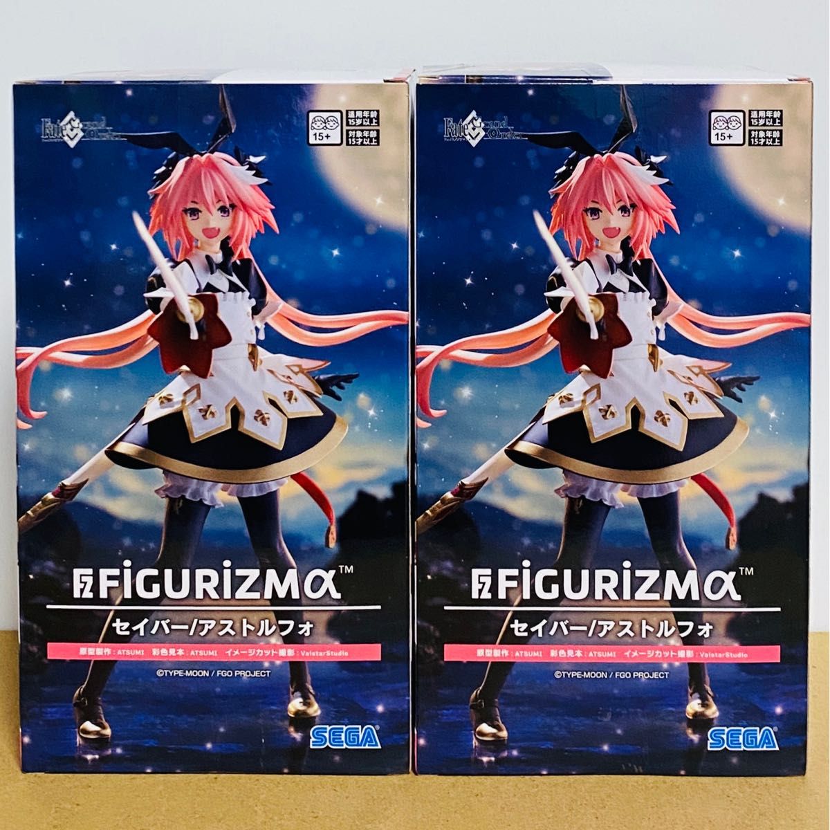 Fate アストルフォ フィギュア 2体セット Fate/GrandOrder FIGURIZMα セイバー/アストルフォ フィギュア2