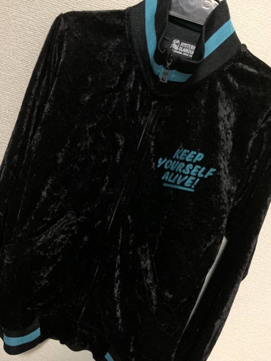 * price cut negotiations equipped * Hysteric Glamour girl embroidery Japanese sovenir jacket *L1069* as good as new super-beauty goods * regular price 28600 jpy masterpiece hysteric glamour first come, first served 