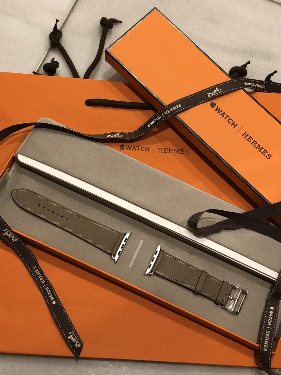 Hermes - レア・新品未使用 HERMES アップルウォッチ ダブルループ