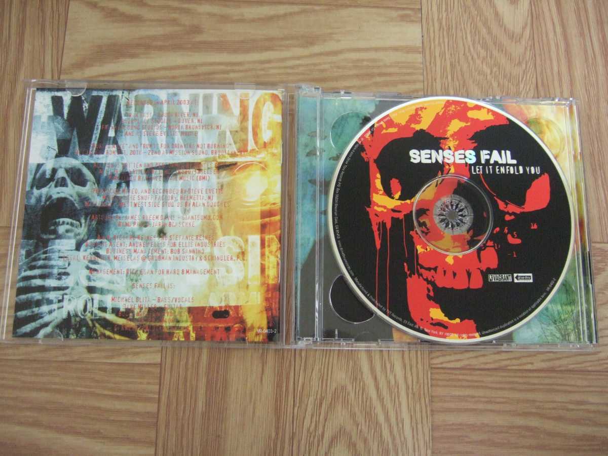 ★処分★【CD+DVD】センシズ・フェイル SENSES FAIL / LET IT ENFOLD YOU