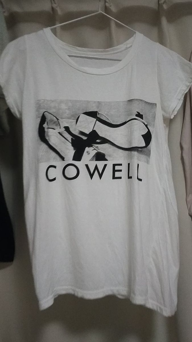 USED オシャレプリント 半袖Tシャツ ホワイト サイズ記載無し 大人カジュアル
