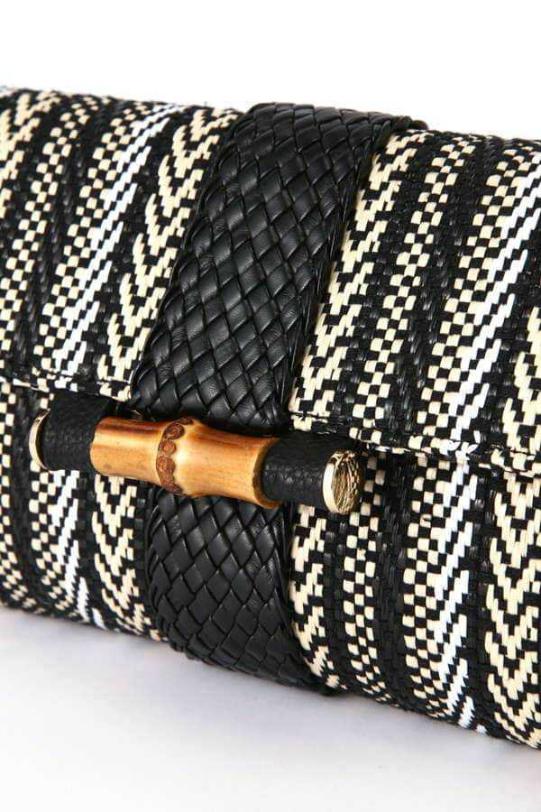  новый товар *ROSE BUD LLACCESSORIES andGIRL клатч bamboo натуральный цепь ремешок Black портфель журнал Partybake-shon