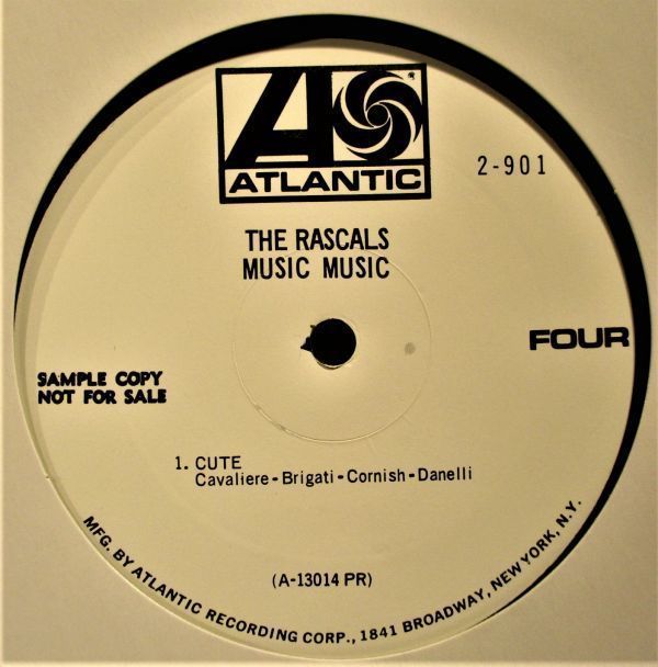 レア盤-AOR Eve-プロモ-白レーベル-モノラル-USオリジナル★The Rascals - Freedom Suite[2 × LP, '69:Atlantic - 2-901, Promo, Mono]_画像10