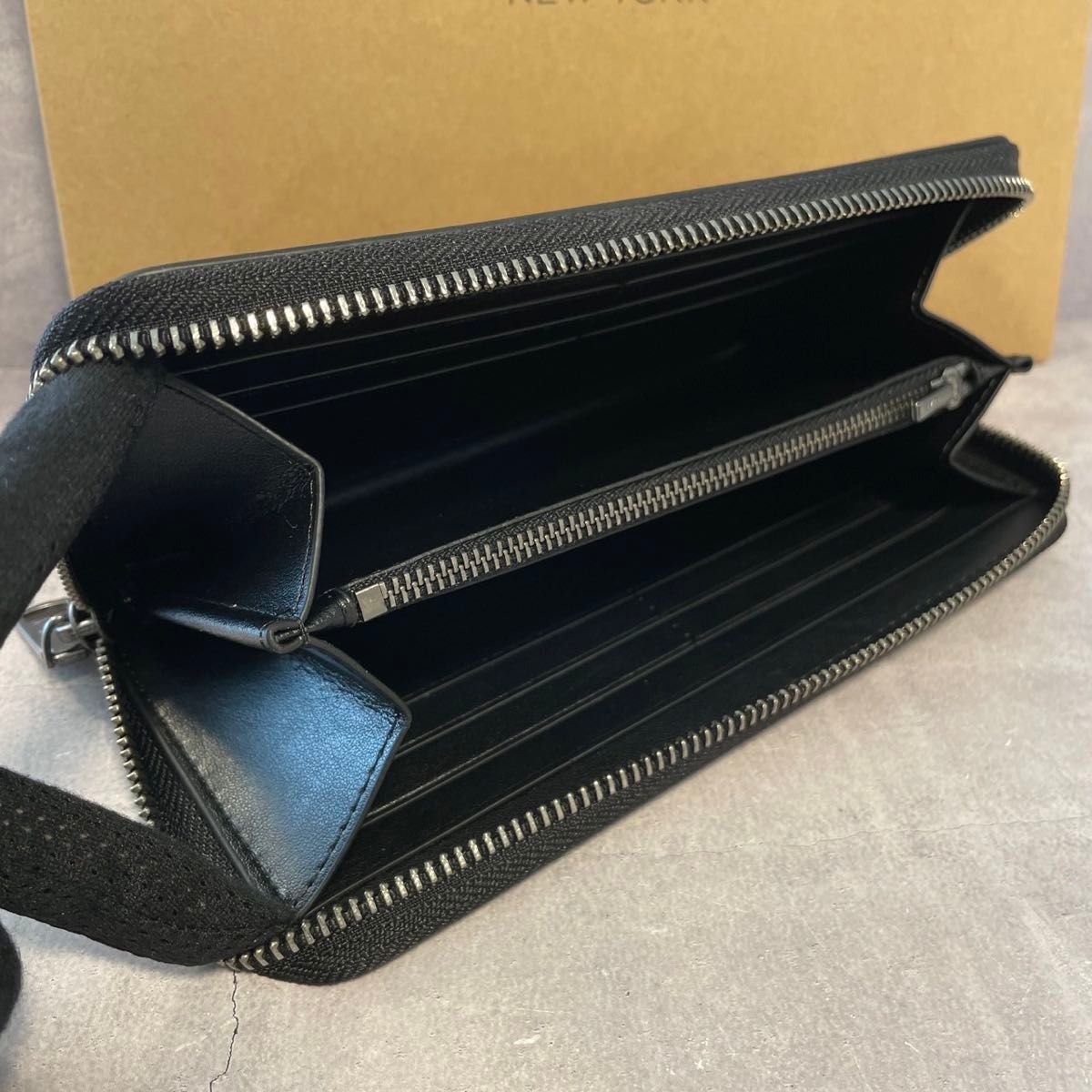 新品未使用 COACH コーチ 長財布 シグネチャー ブラック 新品 COACH 長財布 コーチ 長財布 レディース メンズ