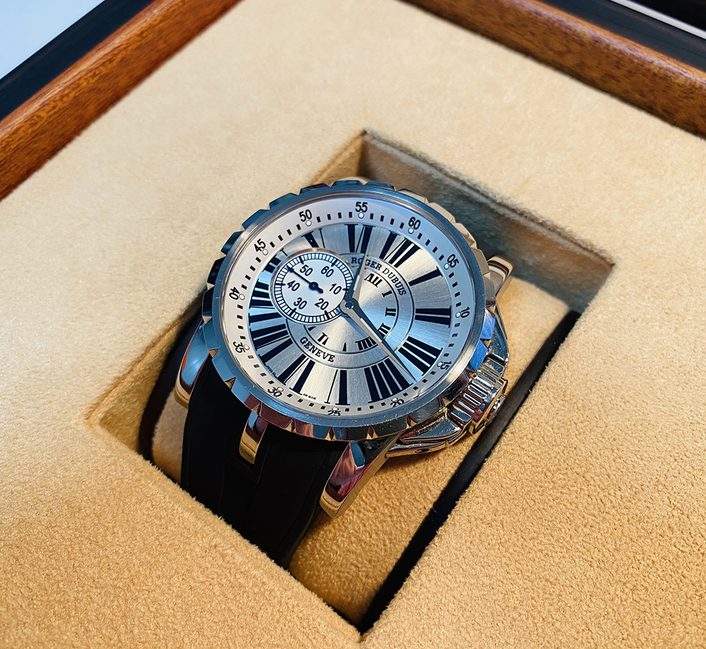 ●　 ロジェデュブイ エクスカリバー EX42 77 9 3.7AR 裏すけ　自動巻 元箱 保証書付 ROGER DUBUIS_画像1