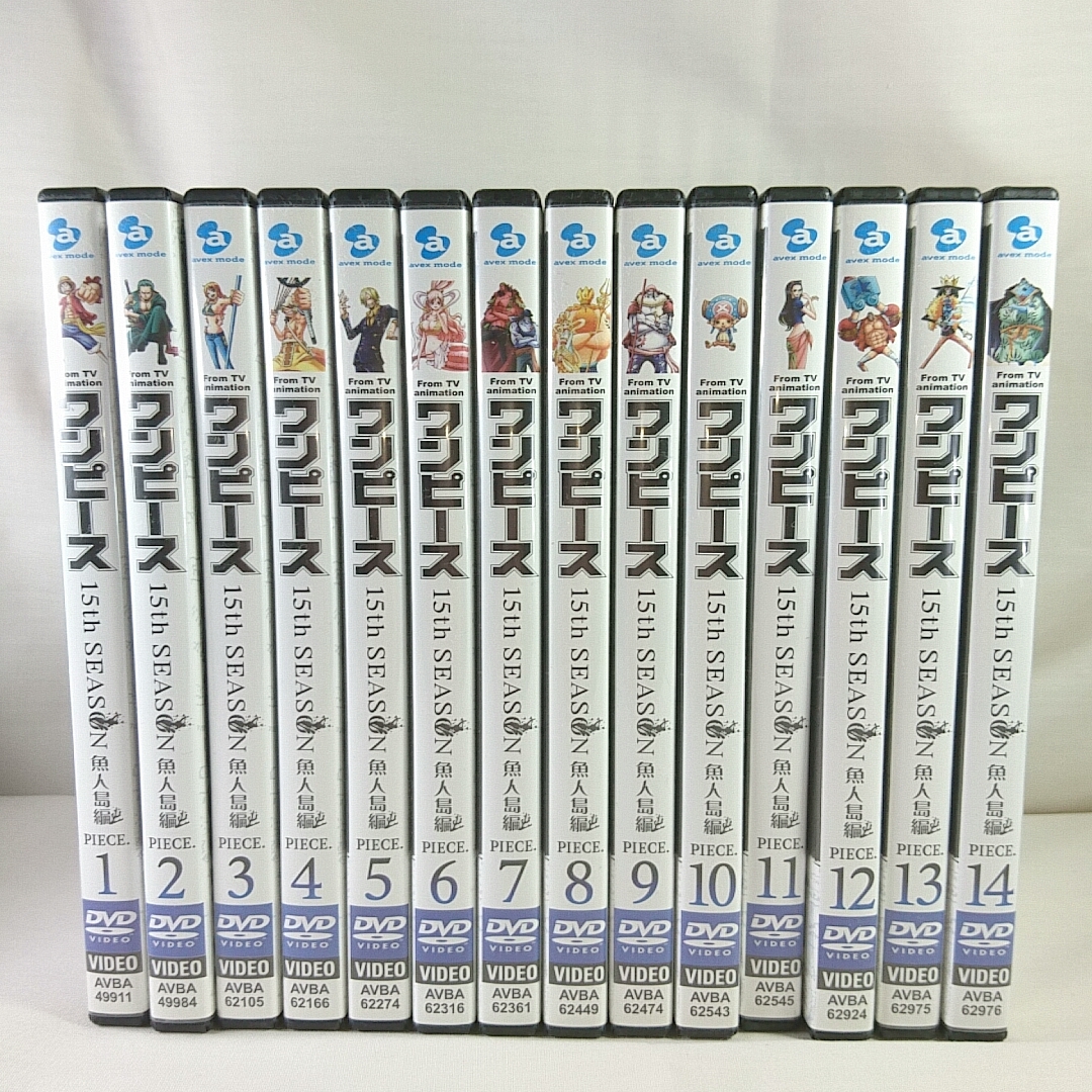 ONE PIECE ワンピース 15thシーズン 魚人島編 全14巻セット　ステッカー付
