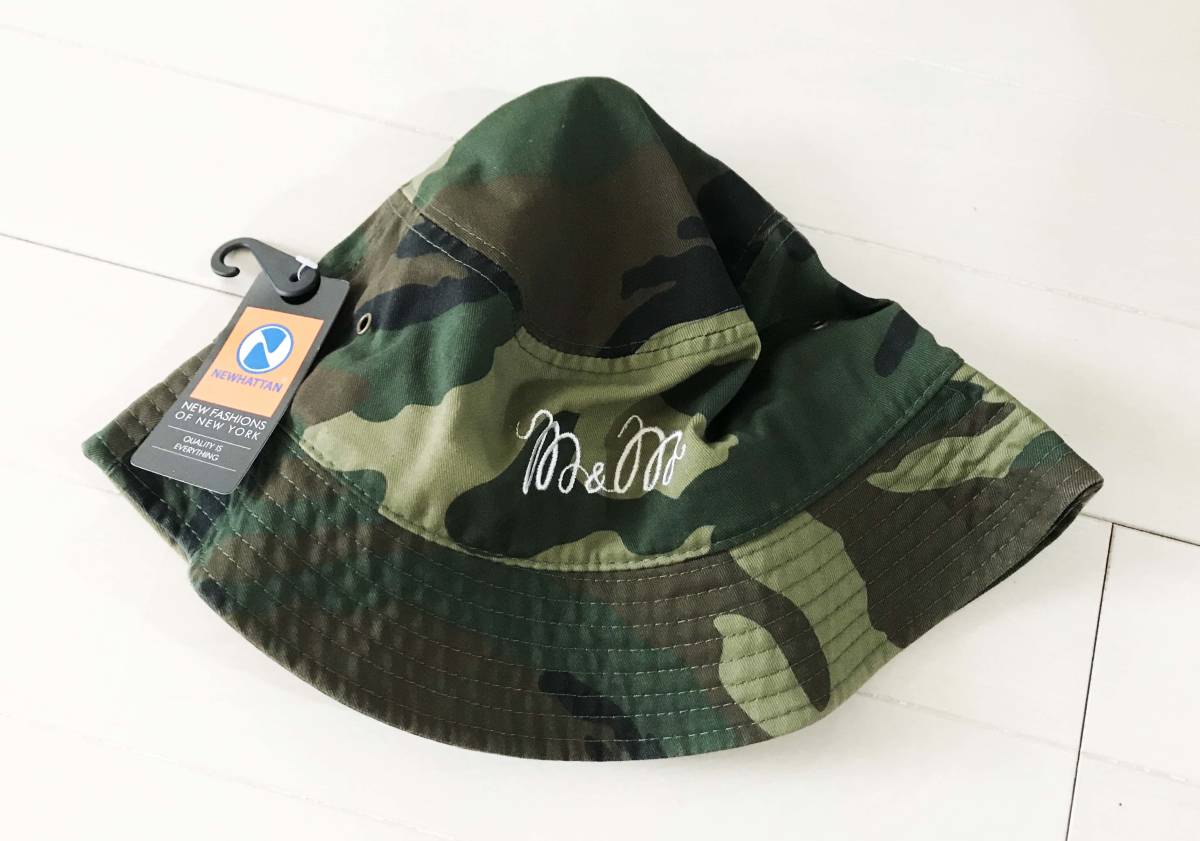 【送料無料】新品未使用品「M&M 2017 A/W BUCKET HAT W.CAMO」エムアンドエム サイズL/XL_画像2