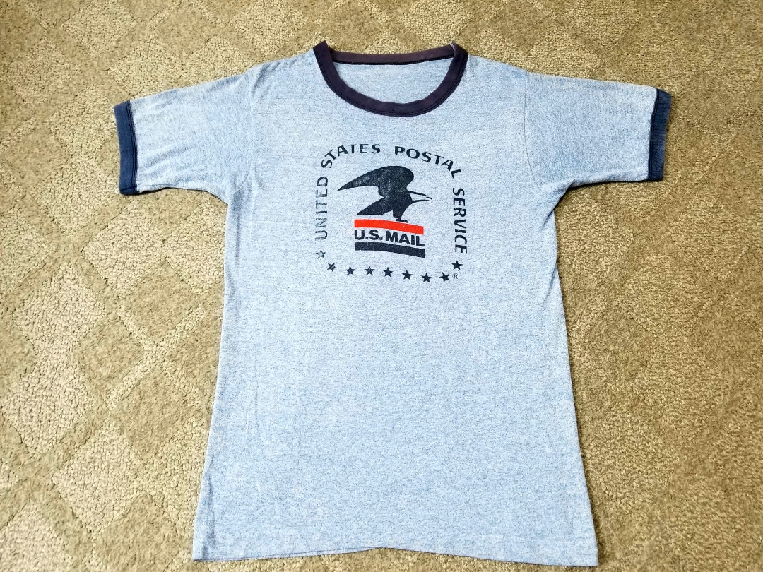 70s 80s USA補 ãã³ããŒãž U.S.MAIL ããªã³ãTã·ã£ã 鿢 玺 S M çšåºŠ ...
