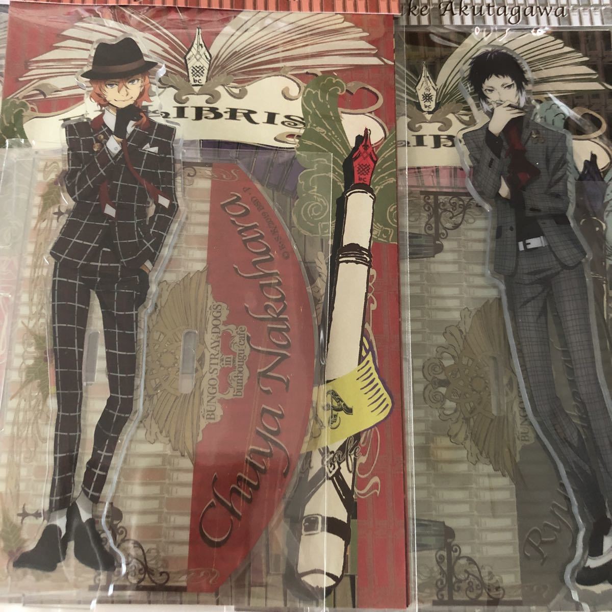 文房具カフェコラボ 文豪ストレイドッグス アクリルスタンド 中島敦