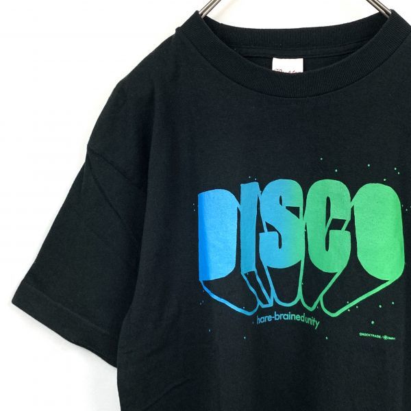 【サイン入り】hare-brained unity へアブレインドユニティー DISCO 2006 Tシャツ 黒 Mサイズ_画像1