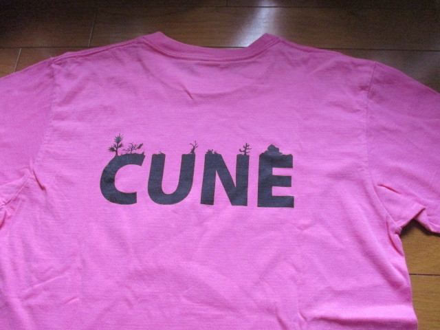 CUNE　ピンク　Ｍサイズ　Ｔシャツ　ロゴ　キューン　マンモス　正規品_画像5