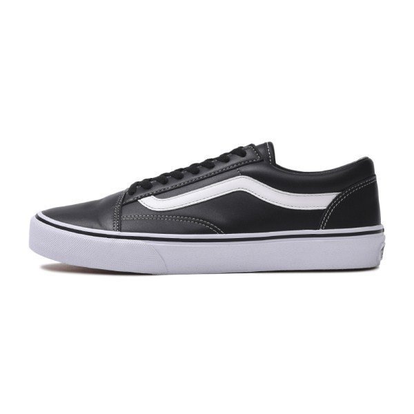 ☆VANS OLD SKOOL DX LEA 黒/白 23.0cm バンズ オールドスクール デラックス レザー V36L+_画像2