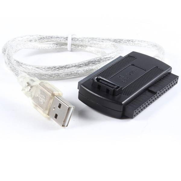 【7日保証・税0円】3-in-1 USB2.0－IDE SATA USB 変換ケーブル+ SATAケーブル 送料無料_画像3