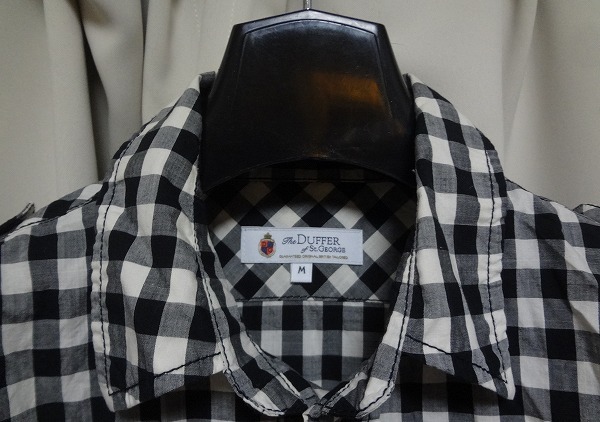 【新品・美品 2枚セット 】 The duffer of St.George custom culture 日本製 半袖シャツ タイト スリム 細身_画像3