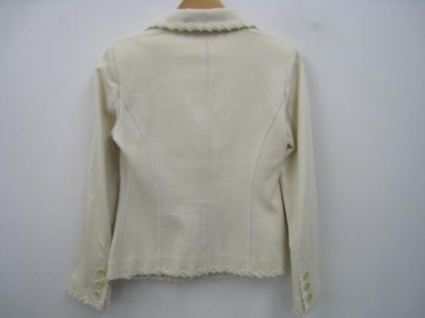 FRAGILE Fragile jacket 36 beige long sleeve cotton 100 button 