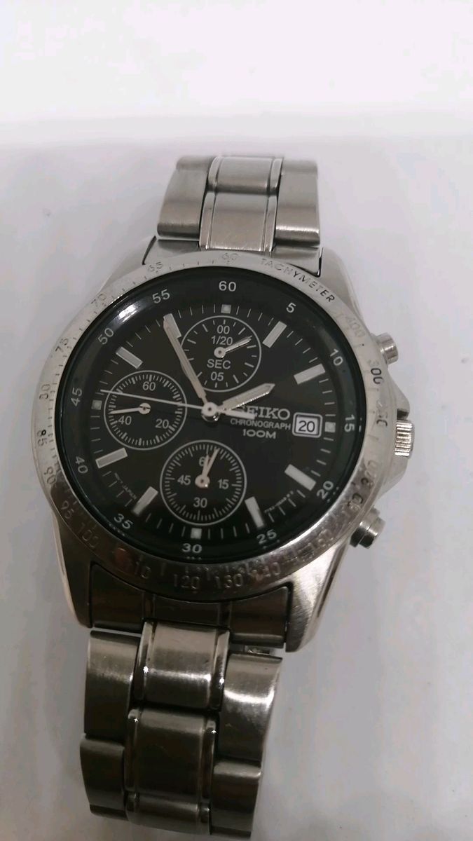 ■稼働品■ セイコー SEIKO Chronograph クロノグラフ 395