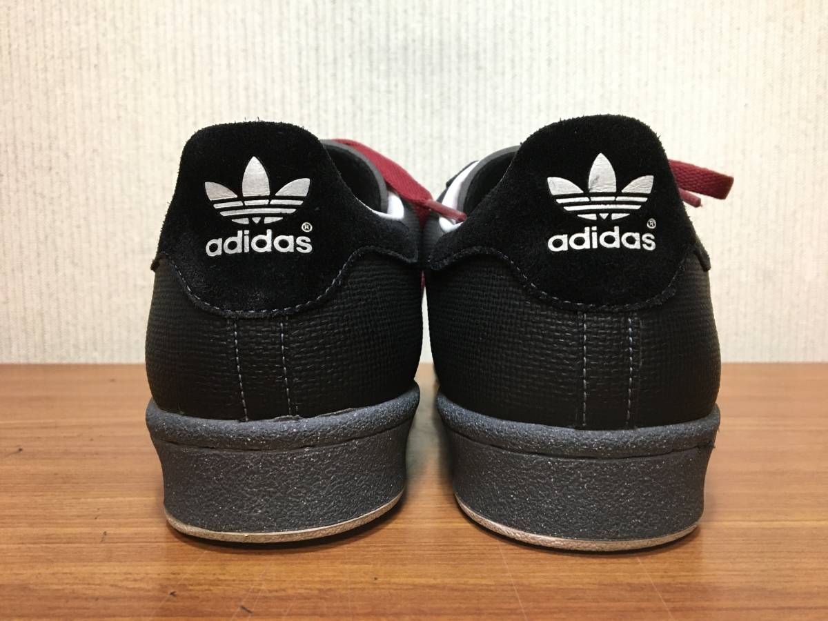 レア 美品 2006年 限定 adidas アディダス センチュリー 28.5cm adicolor 黒 crooked TONGUES キャンパス campus 変え紐 変えタン 箱付き_画像4