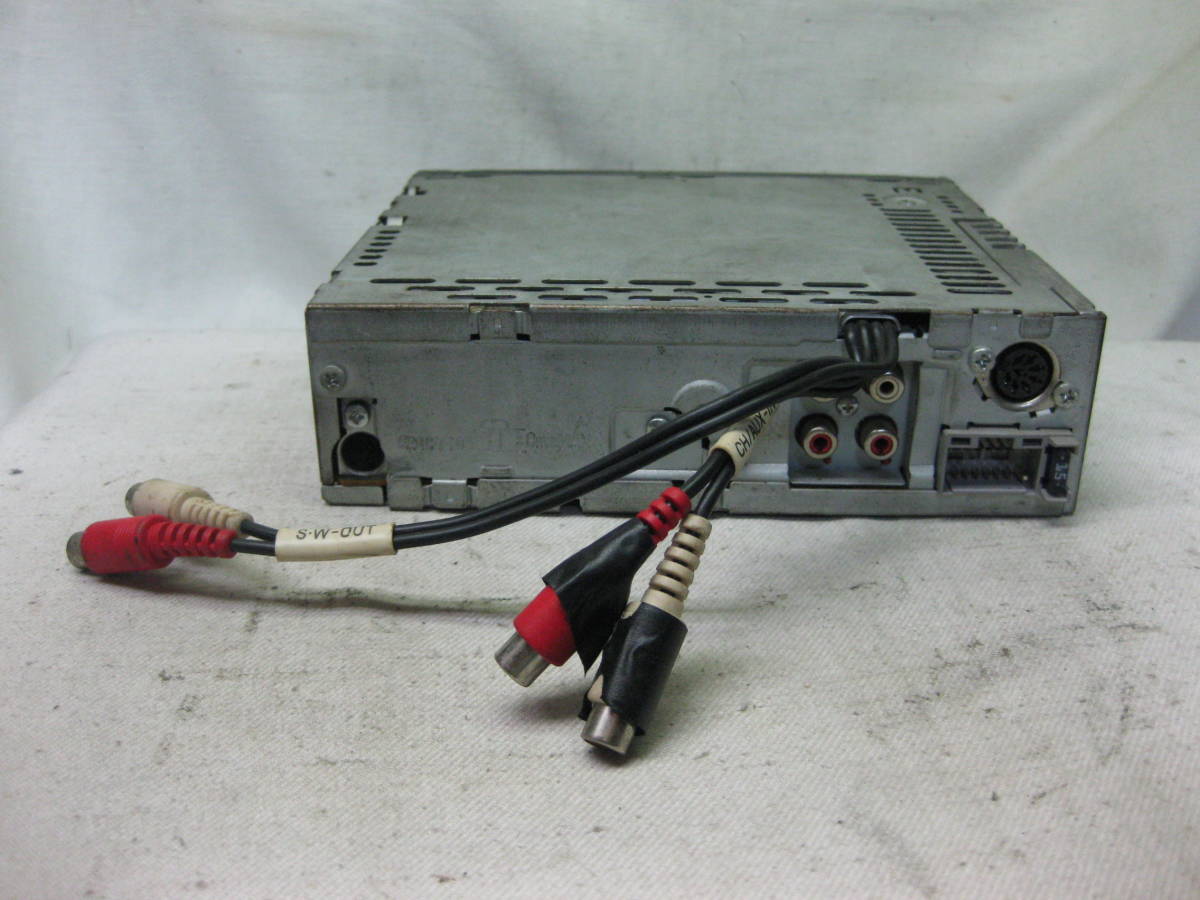 M-1910　Panasonic　パナソニック　CQ-C7301D　MP3　AUX　1Dサイズ　CDデッキ　故障品_画像5