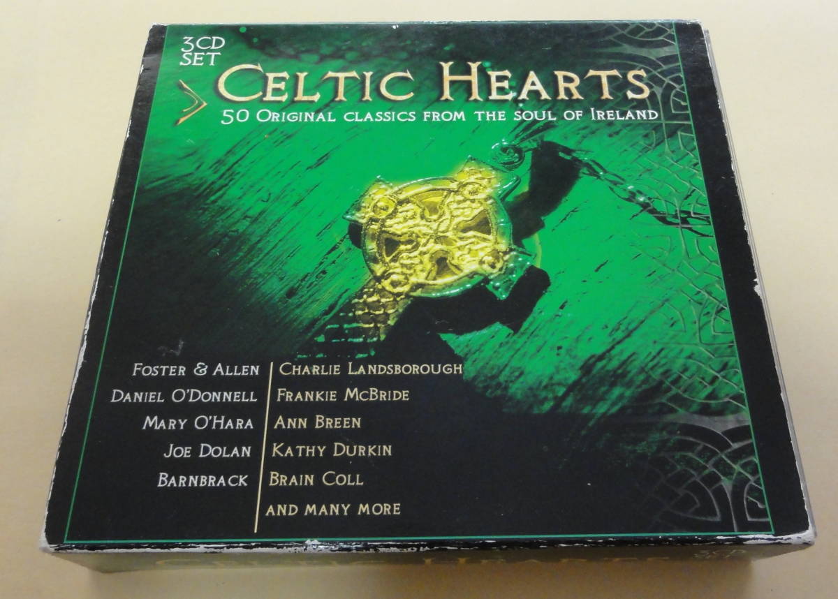 CELTIC HEARTS : 50 ORIGINAL CLASSICS FROM THE SOUL OF IRELAND 3枚組CD Foster & Allen Mary O'Hara Joe Dolan ケルト アイルランド_画像1