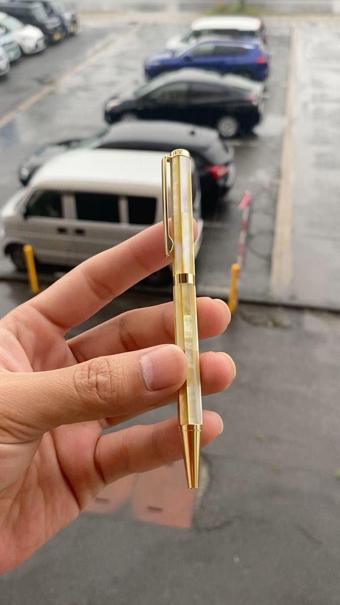 白蝶貝のボールペン 自然貝殻のボールペン 手作業 美品 芯おまけ付きボールペン アバロン貝のボールペン 手作り 美品