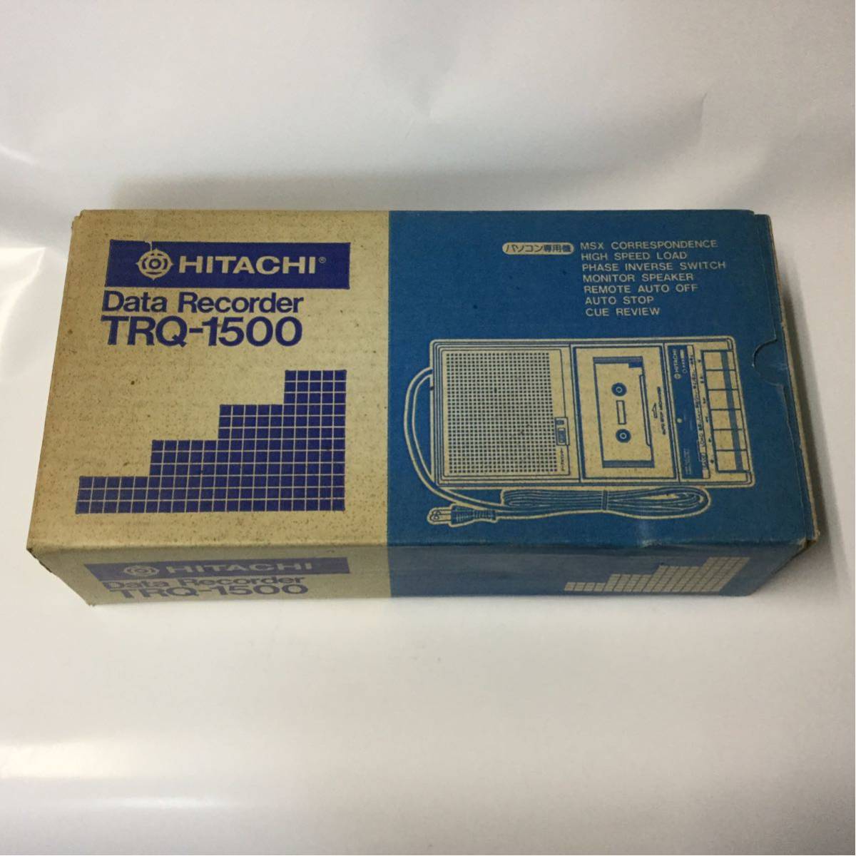 HITACHI データレコーダー TRQ-1500 箱付き 日立 アンティーク HITACHI データレコーダー TRQ-1500 箱付き 日立 アンティーク