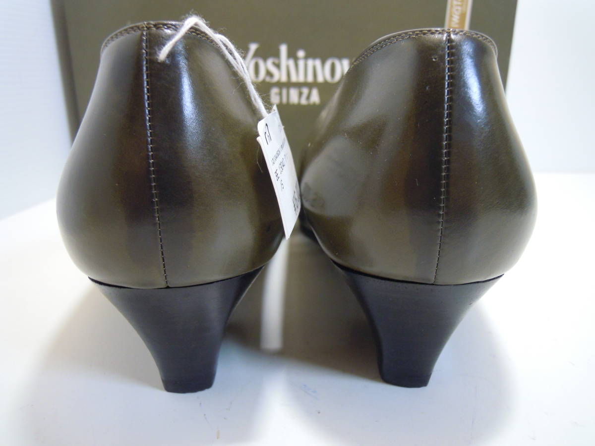  Гиндза yo инструмент для проволоки yaYOSHINOYA натуральная кожа дизайн туфли-лодочки размер 23.0cm