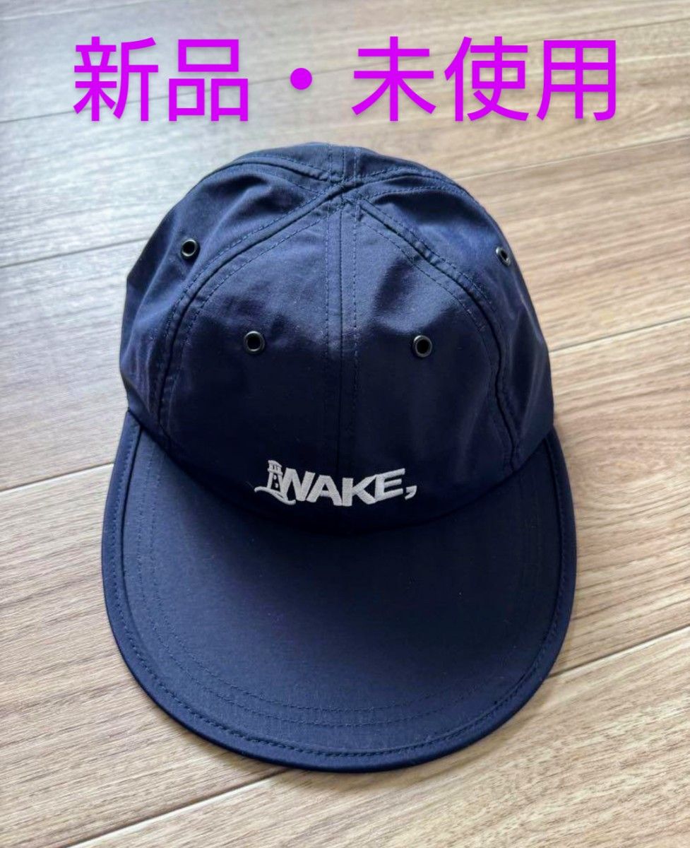 ヨ*ー様 wake sapporo キャップ ネイビー WAKE SAPPORO × 108WAREHOUSE ロングビルキャップ 【新品・未