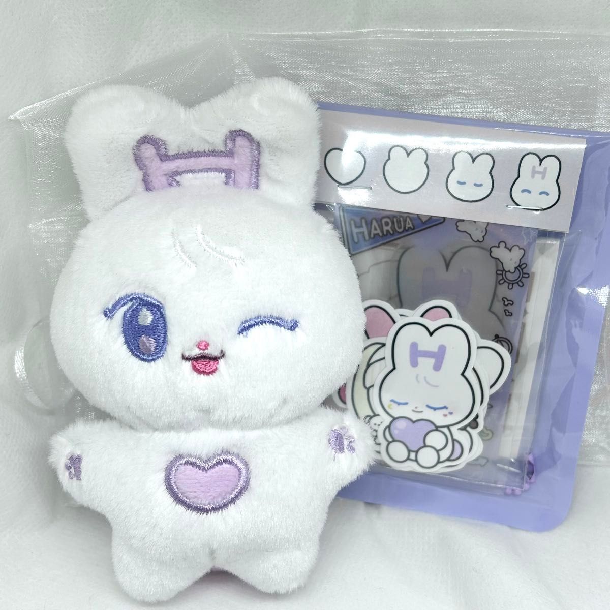 TEAM ハルア HARUA 10cm ぬいぐるみ Ruabbit &TEAM HARUA ハルア Ruabbit ぬいぐるみ マスター|Yahoo!フリマ