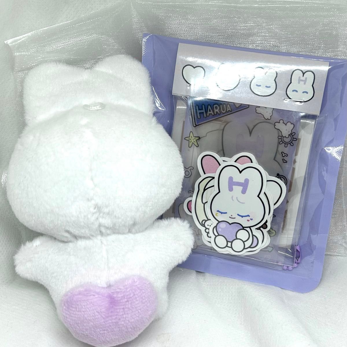【&TEAM HARUAくん】【2点セット】ぬいぐるみマスコット オマケ付き &TEAM HARUA ハルア Ruabbit ぬいぐるみ マスター|Yahoo!フリマ