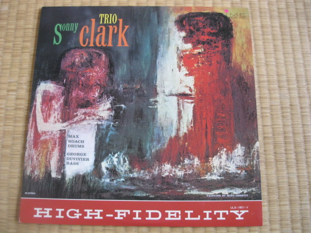 Sonny Clark TRIO オーヴァーシーズ　ＵＬＳ－１８０１－Ｖ　ＴＩＭＥ国内盤　Ｎｏ２０９_画像1