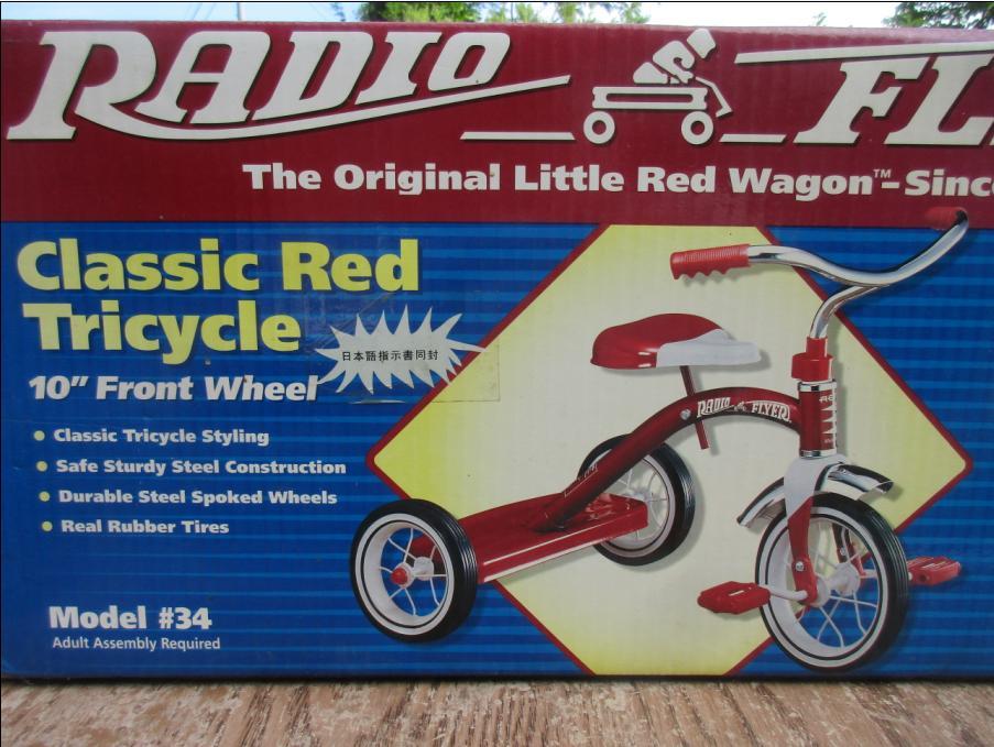  Classic tricycle front around drive system radio Flyer MODEL#34 for 